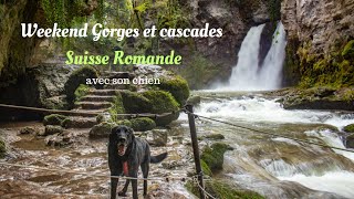 Weekend gorges et cascades en Suisse Romande avec son chien [upl. by Gerg69]