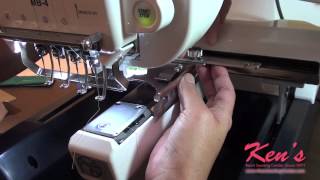 How to use the Janome MB4 Sock Hoop [upl. by Attemaj378]