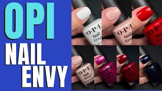 NEW OPI quotNail Envyquot Colors  Swatch amp Review [upl. by Htebyram]