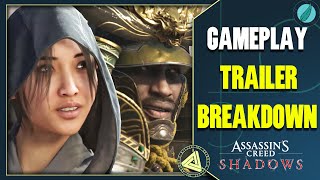 Assassins Creed Shadows  FULL Gameplay Trailer Breakdown amp All the Details You Might Have Missed [upl. by Iv580]