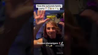 HOW THE SYMONDS FAMILY PARTY 💋🍾🎵☮️🍻🌅🍺🙄 [upl. by Nallak]