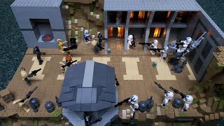 Lego Utapau Minifig Scale Diorama Building Battlefront 2 Episode 413 Star Wars Revenge Sith [upl. by Stickney]