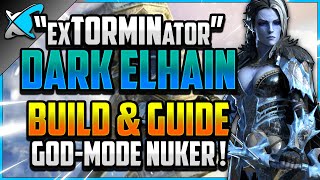 quotexTORMINnatorquot Dark Elhain Build Guide amp Masteries  Best Build 2021   RAID Shadow Legends [upl. by Ramonda]