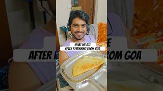 What we ate in a day after trip😀 shorts shortsindia telugu teluguvlogs foodie whatieatinaday [upl. by Nuahsyd]