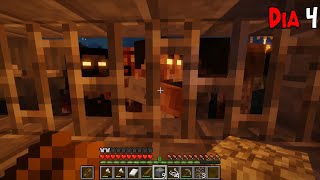 Pase 100 Días en un Apocalipsis Zombie en Minecraft Y esto es lo que pasó Episodio 2 [upl. by Firmin]