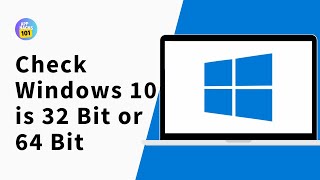 How to Check Windows 10 is 32 bit or 64 bit  tell If Your Computer is 32 or 64bit Windows [upl. by Jarvey]