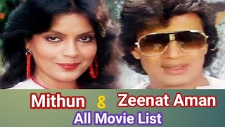 Mithun Chakraborty amp Zeenat Aman All Movie List [upl. by Janeta]