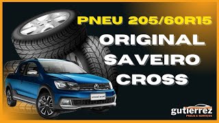 Pneu 20560R15  Original Saveiro Cross [upl. by Buskus844]