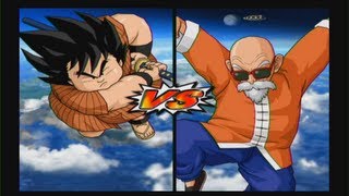 DBZ Budokai Tenkaichi 3 ᴴᴰ  Yajirobe vs Master Roshi [upl. by Eidoow]