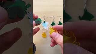 Clover Acrylic Earrings – Simple amp Lucky Design [upl. by Pepe]