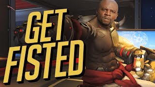 Doomfist Gameplay with Terry Crews Voice Lines [upl. by Rundgren]