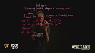 JSS1  Mathematics  Integers  Arranging positive integers in descending order 2 [upl. by Harpp]