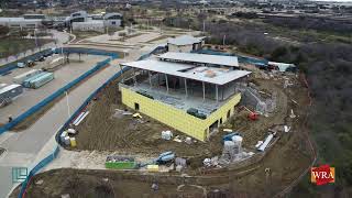 WRA Architects  Irving ISD Wellness Center  January 2023  Construction Update [upl. by Luar]