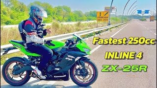 Kawasaki ZX25R Top Speed  Pocket Rocket 🚀 [upl. by Airlie]