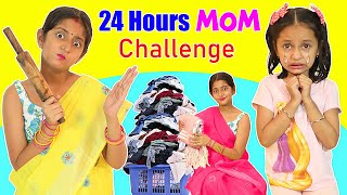 24 Hours LIVING Like MOM Challenge ft Anaya amp Shruti  MyMissAnand [upl. by Grishilda]