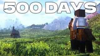 500 Days Minecraft Kingdom Walkthrough [upl. by Sulamith]