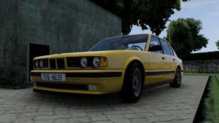 BeamNG Drive  POV Driving 1983 ETK 1 series Prev Generation in Nice France [upl. by Nelehyram]