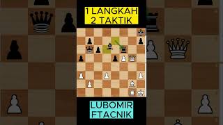 LANGKAH FULL TAKTIK LUBOMIR FTACNIK shorts jebakancatur [upl. by Ahsiekyt]