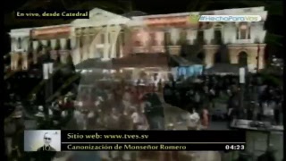 Transmisión Especial  Canonización de Monseñor Romero [upl. by Saffier]