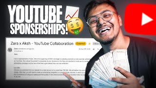 How To Get YouTube Sponsorship Easy Method  YouTube Sponsorship Kaise Le 🔥 [upl. by Lovich]