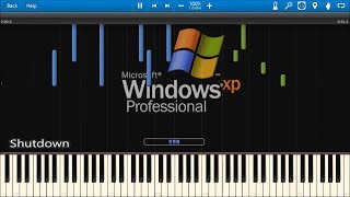 WINDOWS STARTUP AND SHUTDOWN SOUNDS IN SYNTHESIA [upl. by Enylecoj]