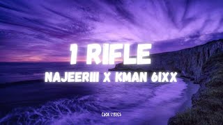 Najeeriii Kman 6ixx  1Rifle Remix Lyrics [upl. by Emolas268]