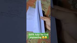 GATE Tutor for Civil engineering gate gate2025 iitroorkee engineering study motivation share [upl. by Midan]