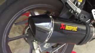 YAMAHA FZ 16BYSON AKRAPOVIC EXHAUST [upl. by Ezara]