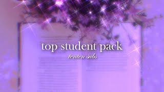 ❝top student pack❞ ∣ perfect grades subliminal [upl. by Araed399]