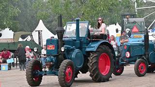 Tractors parade after Historic Tractor Show Panningen 2023 organized by HMT KLEP [upl. by Abshier]