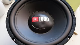 JBL 1000 WATT SUBWOOFER TEMİZLİĞİ [upl. by Alleuqcaj]