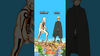 Who is Strongest  father vs son  naruto akatsuki narutocharacters minato anime [upl. by Malti521]