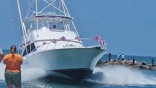 BOATS AND JET SKI WAVE JUMPING – THRILLING ACTION AT VENICE FLORIDA JETTY [upl. by Denice]