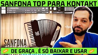 SANFONA PARA KONTAKT SAMPLE TOP DEMAIS E DE GRAÇA ✅ [upl. by Sarat211]