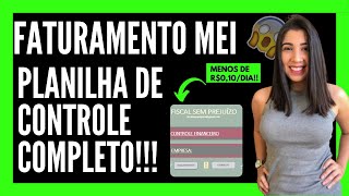 MEI  FATURAMENTO PLANILHA CONTROLE TOTAL [upl. by Jehiah]