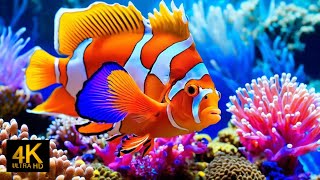 Marvel at Sea Animal in The Best 4K ULTRA HDR AquariumDive Into The Mesmerizing Underwater Realm16 [upl. by Nanerb694]