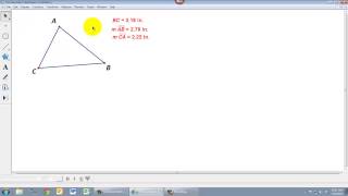 Introduction to Geometers Sketchpad Measurements [upl. by Godfry]