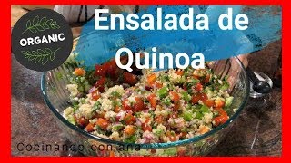 ENSALADA DE QUINOA CON PIMIENTOS FACIL 🤗 💖 [upl. by Abramo]