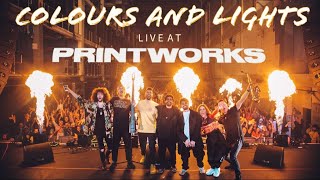 Colours amp Lights Live At Printworks by GoldFish and Cat Dealers 4K [upl. by Llenahs]