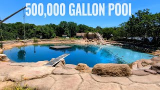 500k Gallon Backyard Pool  29 Year Build  Coolest Thing Ive Ever Made  EP26 [upl. by Harbard]