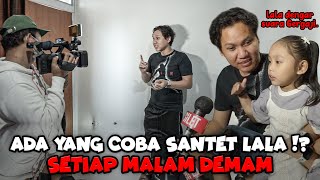 LALA DI SAMPERIN BANYAK WARTAWAN KARENA ADA ORANG JAHIL MAU KIRIM SIHIR [upl. by Elinet382]