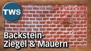 Tutorial BacksteinMauern basteln amp bemalen  brickwork Tabletop Gelände Ziegel Diorama TWS [upl. by Hieronymus]