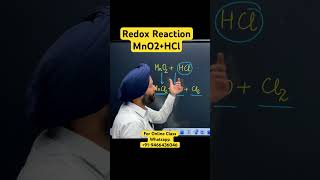 Redox reaction  Reaction of Manganese Oxide with Hydrochloric acid  MnO2  HCl Reaction  Class 10 [upl. by Arrio]