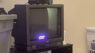 DVD logo hits corner on JVC CRT [upl. by Ahsemik]