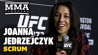 Joanna Jedrzejczyk Eyes Zhang Weili Rematch Predicts Winner Of Rose Namajunas vs Carla Esparza 2 [upl. by Hakvir487]