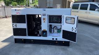 30Kva24Kw soundproof diesel generator powered by Cummins engine [upl. by Muns]