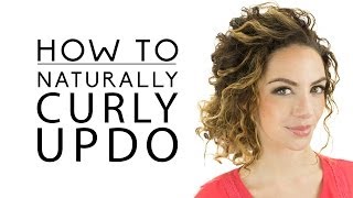 Naturally Curly Updo [upl. by Adina]