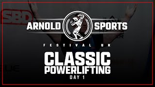 2024 Arnold Classic UK  Mens Classic Powerlifting [upl. by Dobson]