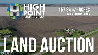 15734 Acres Clay County IA – AUCTION LISTING [upl. by Labana]