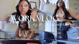 VLOG  A day in the life of a caseworker  Fulltime office job  85 [upl. by Aiceled102]